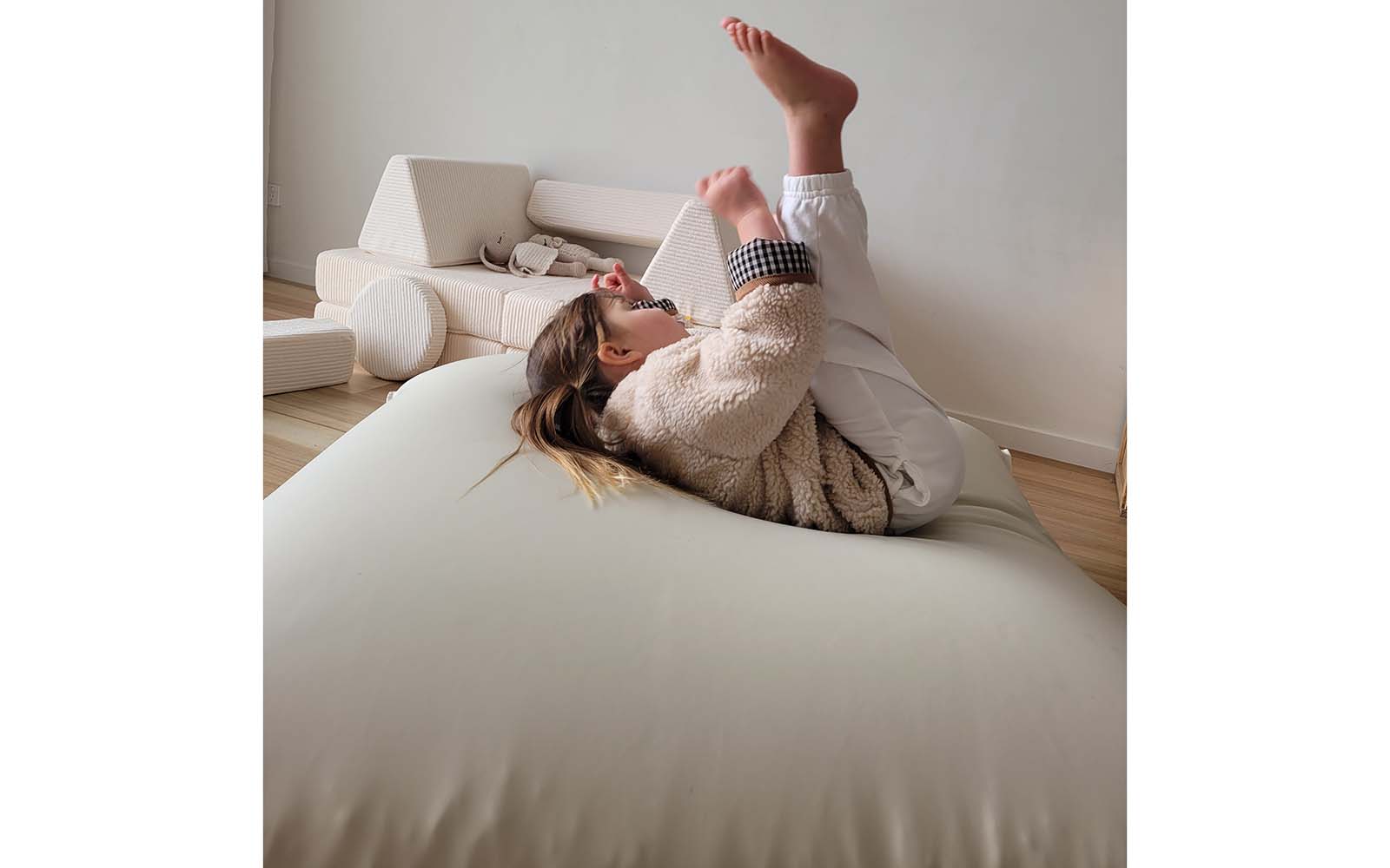 Buddy Play Sensory Crash Pad - Almond Beige