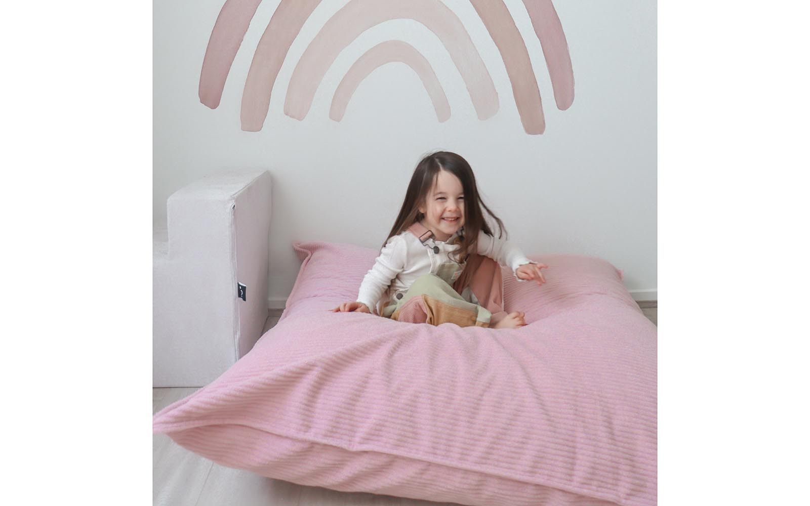 Buddy Play Sensory Crash Pad - Blush Pink