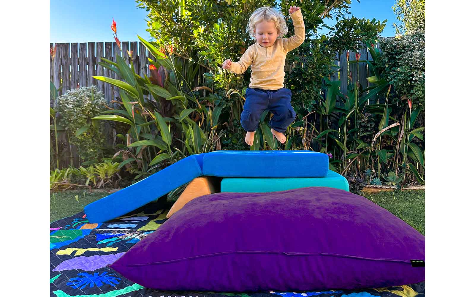 Buddy Play Sensory Crash Pad - Amethyst Purple