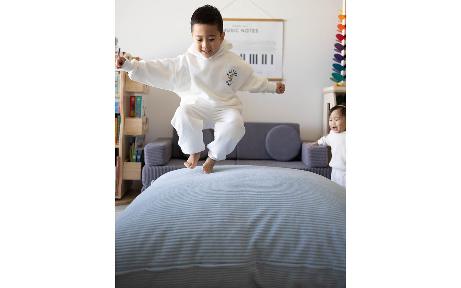 Buddy Play Sensory Crash Pad - Frosty Blue