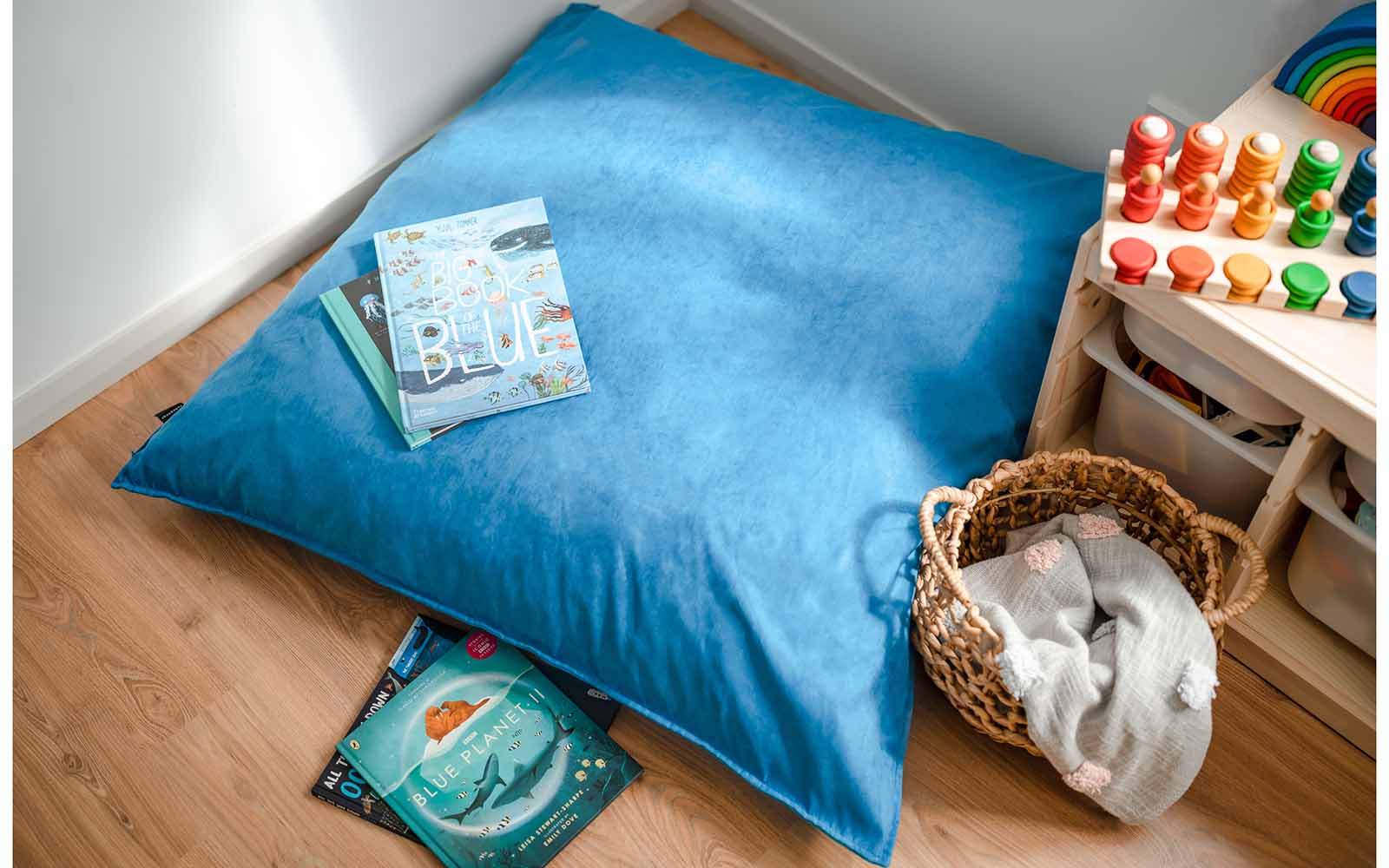 Buddy Play Sensory Crash Pad - Azure Blue