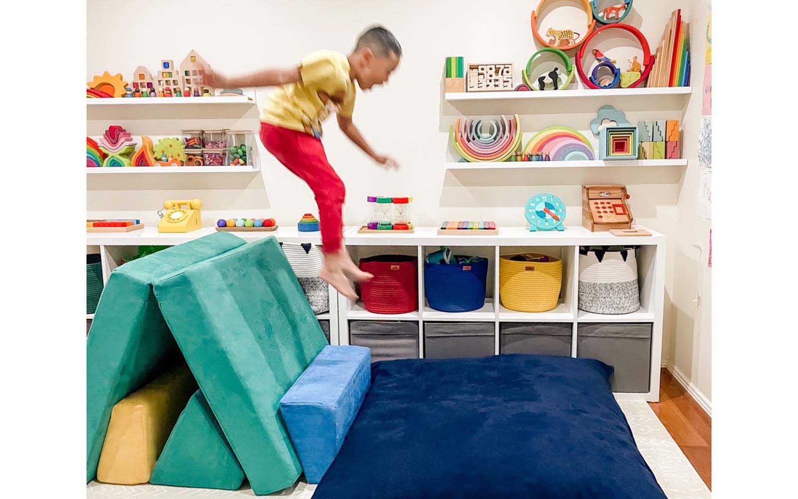 Buddy Play Sensory Crash Pad - Midnight Blue