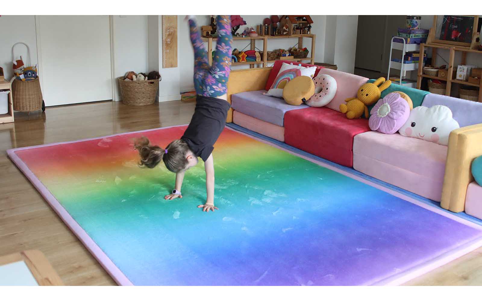 Buddy Play Cloud Mat - Rainbow