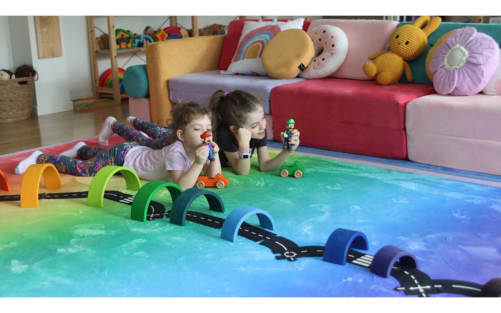 Buddy Play Cloud Mat - Rainbow