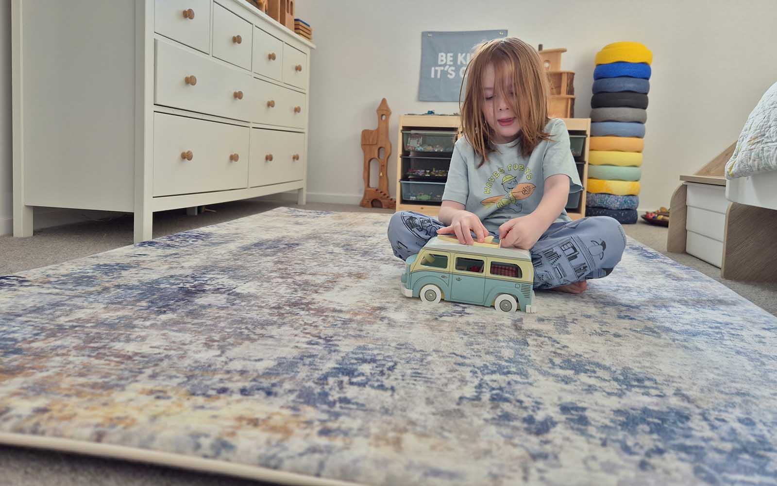 Buddy Play Cloud Mat - Blue Mist