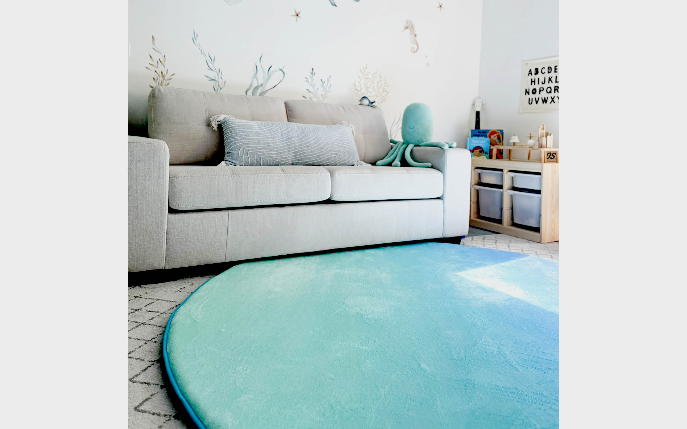 Buddy Play Cloud Mat - Blue Heaven