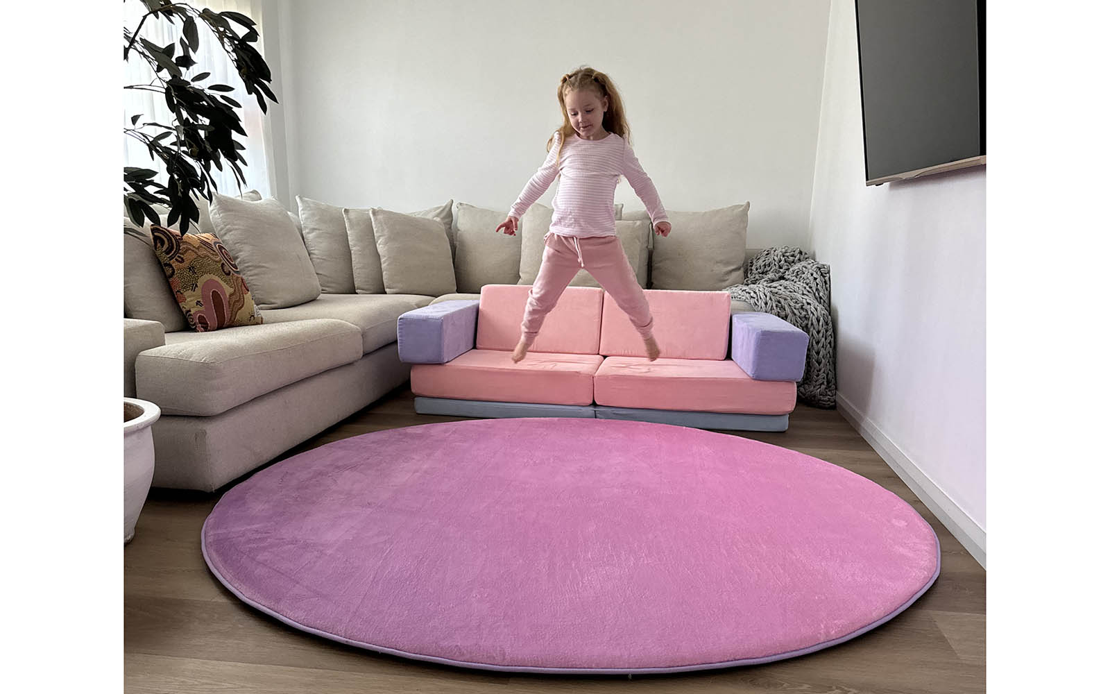 Buddy Play Cloud Mat - Ombre Candy Floss