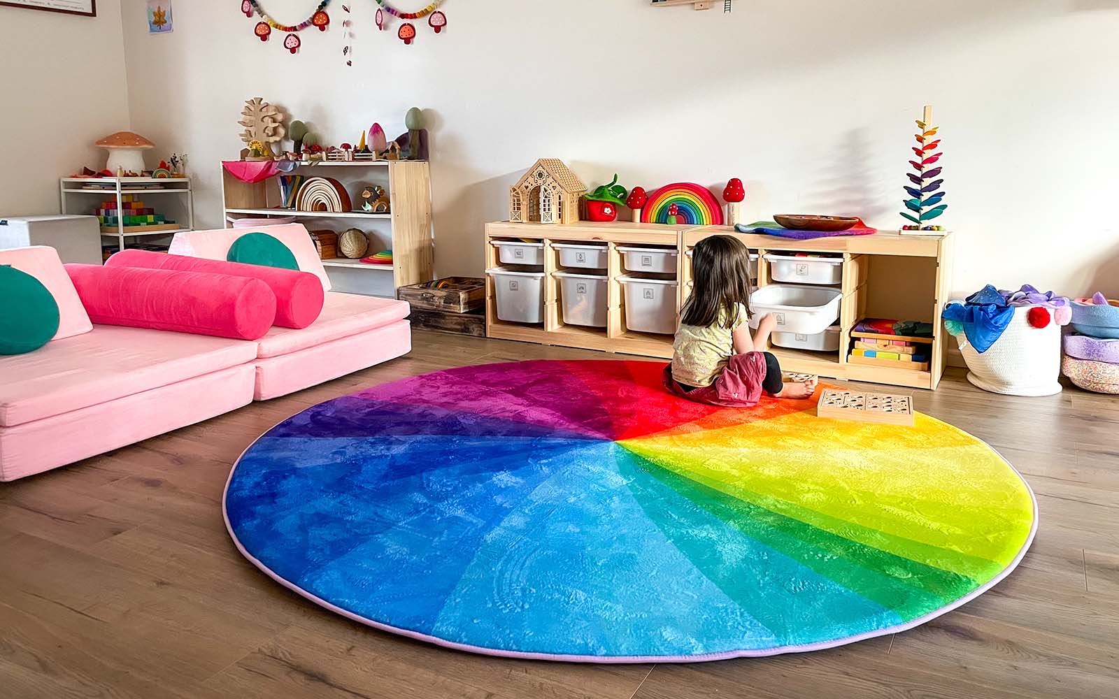 Buddy Play Cloud Mat - Rainbow